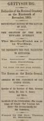 Lincoln's Gettysburg Address